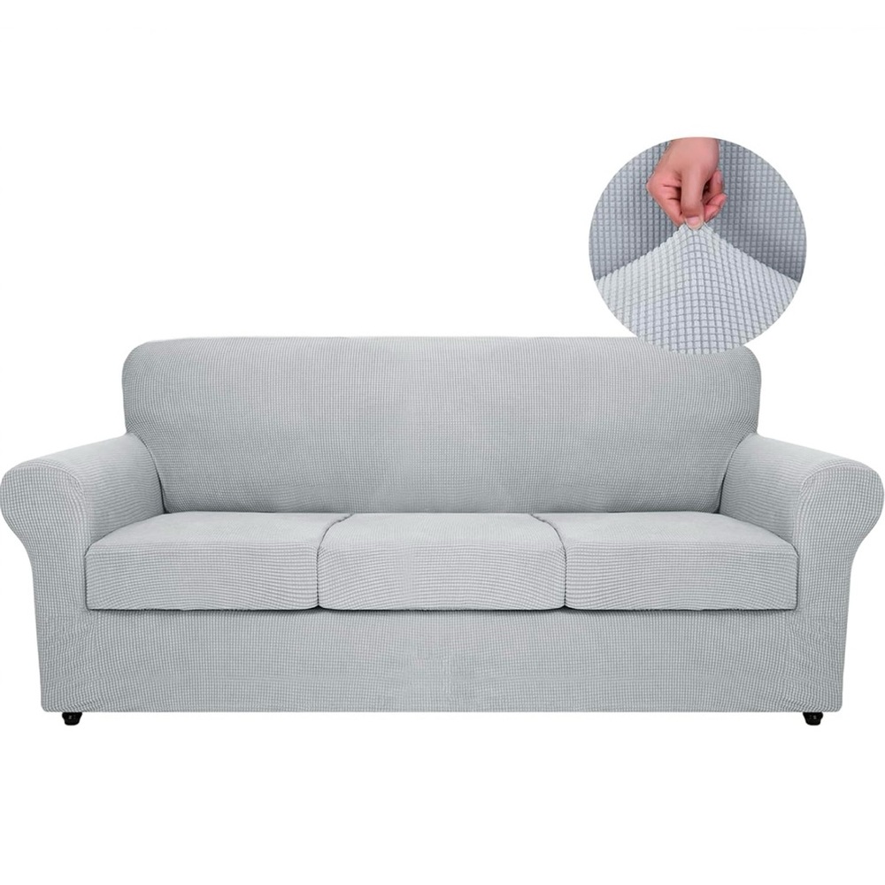 Gray Furniture Cover with Accent Details